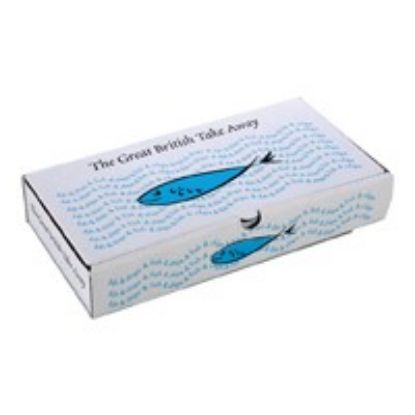 Picture of CARDBOARD LARGE FISH + CHIP BOX 12X6X2" (100)