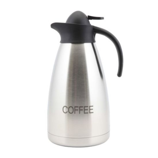 Picture of CONTEMPORARY VACUUM JUG 2LTR INSCRIBED COFFEE ST/ST