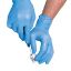 Picture of JANGRO PROFESSIONAL NITRILE GLOVE POWDER FREE BLUE SMALL (PACK OF 100)