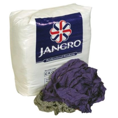 Picture of JANGRO WIPERS/RAGS YELLOW LABEL 10KG LIGHT COTTON RICH WIPER