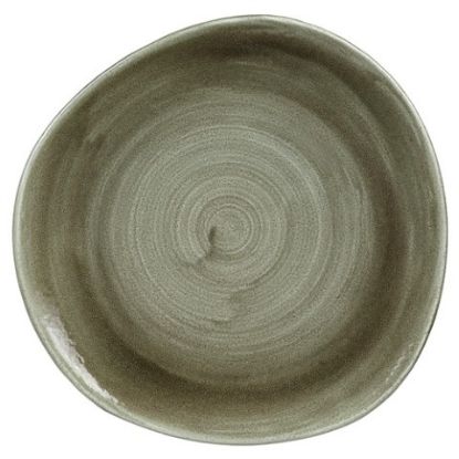 Picture of STONECAST ROUND PLATE 11.25" PATINA BURNISHED GREEN (12)