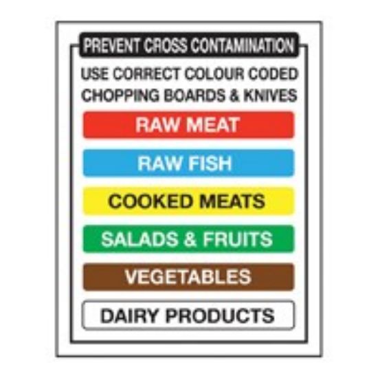 Picture of COLOUR CODE KNIVES & BOARDS SELF ADHESIVE