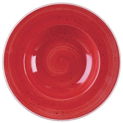 Picture of STONECAST PROFILE WIDE RIM BOWL 9.4" BERRY RED (12)