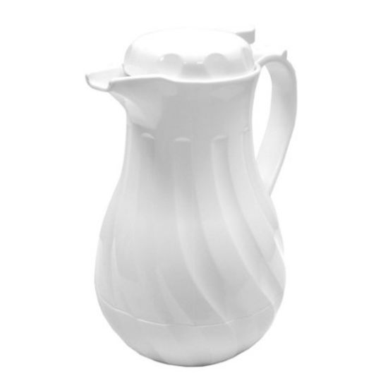 Picture of COFFEE SERVER SWIRL 40OZ WHITE