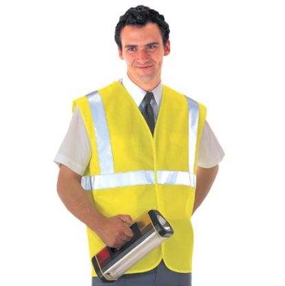 Picture of HIVIS VEST 1 BAND SMALL/MEDIUM YELLOW