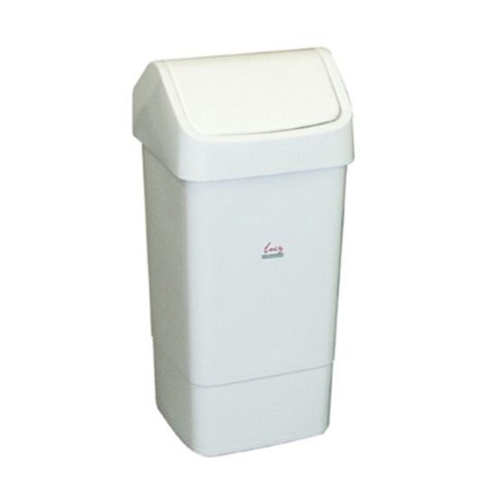 Picture of SWING TOP BIN 50LTR WHITE