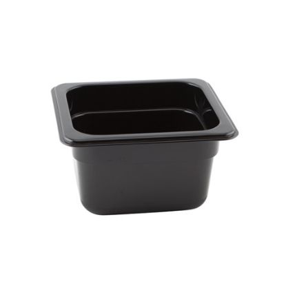 Picture of GASTRONORM FOOD PAN 1/6 100mm BLACK 1.7LTR