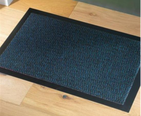 Picture of FRONTLINE ENTRANCE MAT 60X90CM - BLUE/BLACK