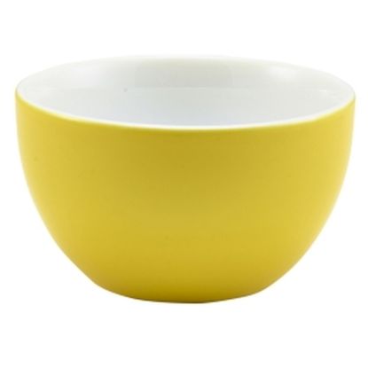 Picture of GENWARE PORCELAIN YELLOW SUGAR BOWL 17.5CL 6oz (6)