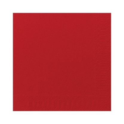 Picture of PACK OF 300 TISSUE COCKTAIL NAPKIN 24CM 2PLY RED *P