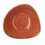 Picture of CASE OF 12 STONECAST TRIANGULAR BOWL 9" SPICED ORANGE