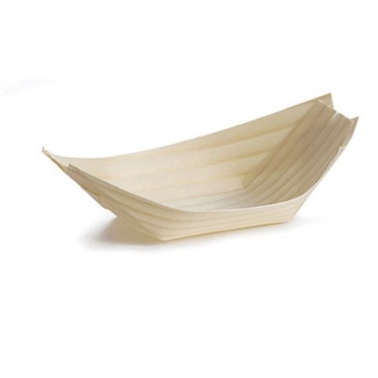 Picture of DISPOSABLE WOODEN BOAT 12x5cm (50)