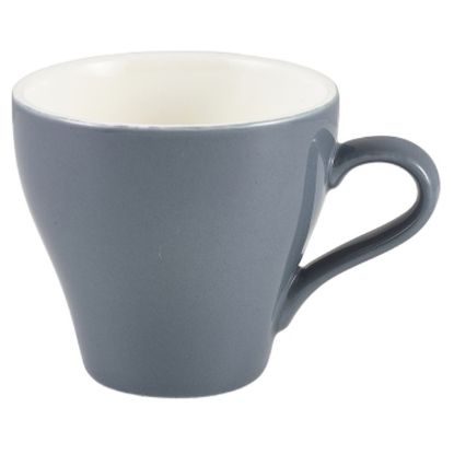 Picture of GENWARE PORCELAIN GREY TULIP CUP 18CL 6.25oz  (6)