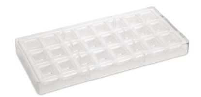 Picture of SCHNEIDER CHOCOLATE MOULD ENROBED 24 HOLE CUP SIZE 27x22x15mm