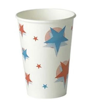 Picture of STAR DESIGN PAPER CUP 12oz 340ML FOR COLD DRINKS (PACK OF 100)