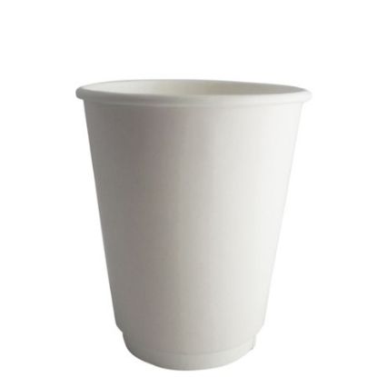 Picture of DOUBLE WALL HOT CUP 8OZ WHITE (25)