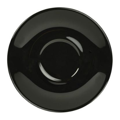 Picture of GENWARE PORCELAIN SAUCER 16CM BLACK (6)