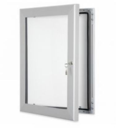 Picture of SILVER LOCKABLE INFORMATION POSTER/MENU DISPLAY A3