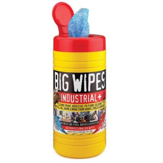 Picture of BIG WIPE INDUSTRIAL TUB (80) (RED TOP)