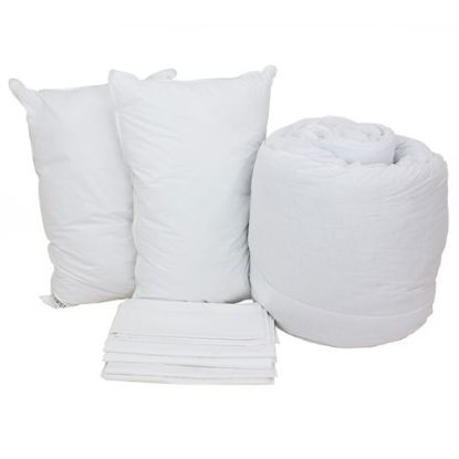 Picture of PREMIUM DOUBLE BEDDING PKT 13.5 TOG WHITE (BAGGED)