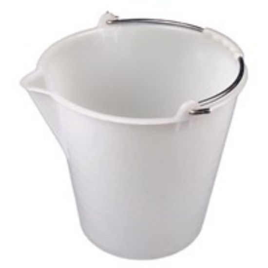 Picture of PLASTIC BUCKET H/DUTY 12LTR WHITE