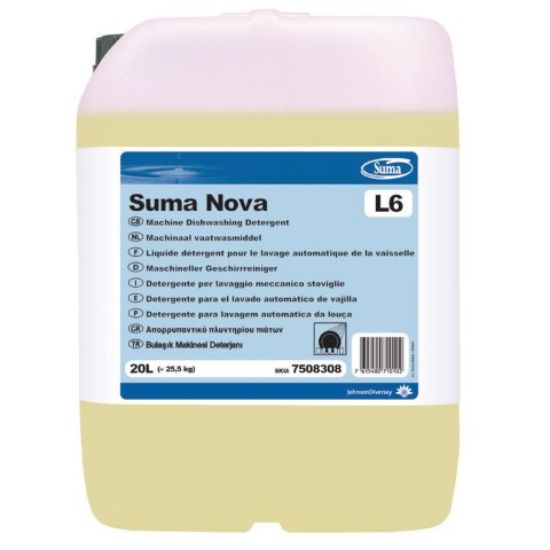 Picture of SUMA NOVA DISHWASH DETERGENT L6 20L **DG**