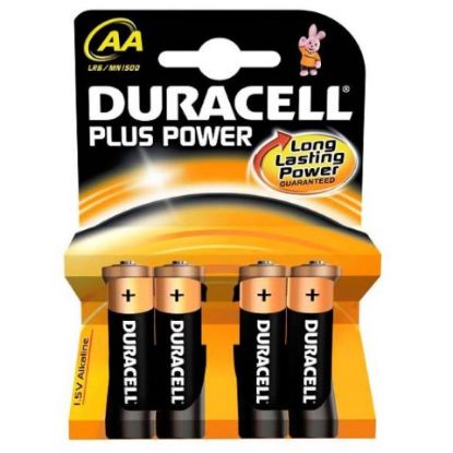 Picture of DURACELL PLUS BATTERIES MN1500c AA (PACK OF 4)