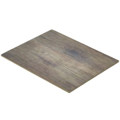 Picture of WOOD EFFECT MELAMINE PLATTER GN 1/2 32.5x26.5cm