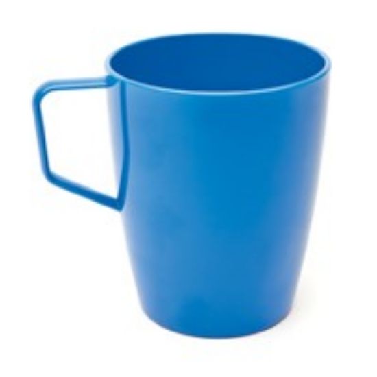 Picture of POLYCARB ANTIBACTERIAL BEAKER WITH HANDLE BLUE (12)