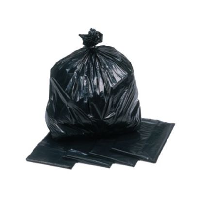 Picture of HEAVY DUTY WHEELIE BIN LINER BLACK 220G 15KG 240LTR 30X44X53 (100)