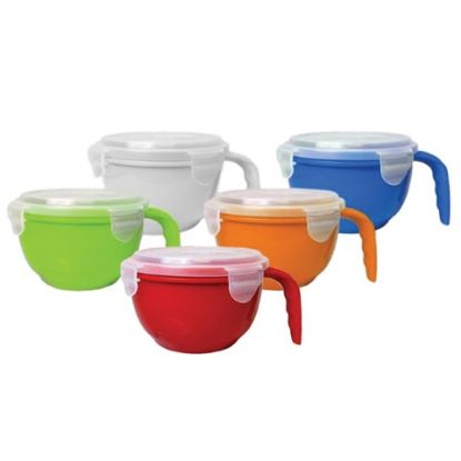 Picture of HEAT & EAT MICROWAVABLE HANDY BOWL ASSORTED COLOURS