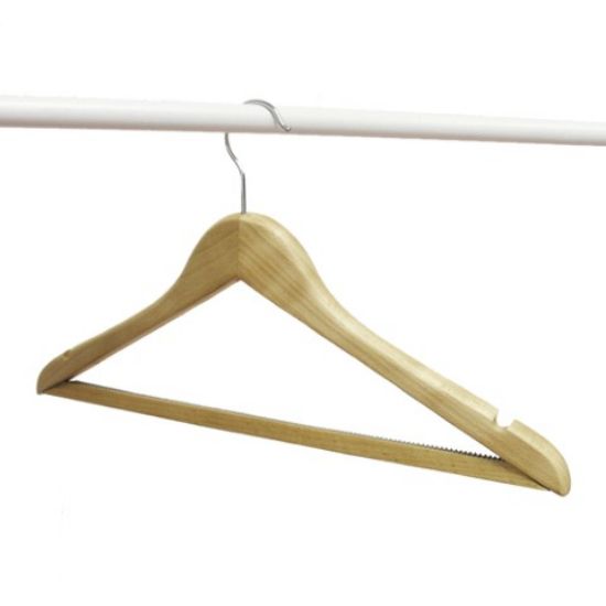 Picture of WOODEN COATHANGER & BAR 17"