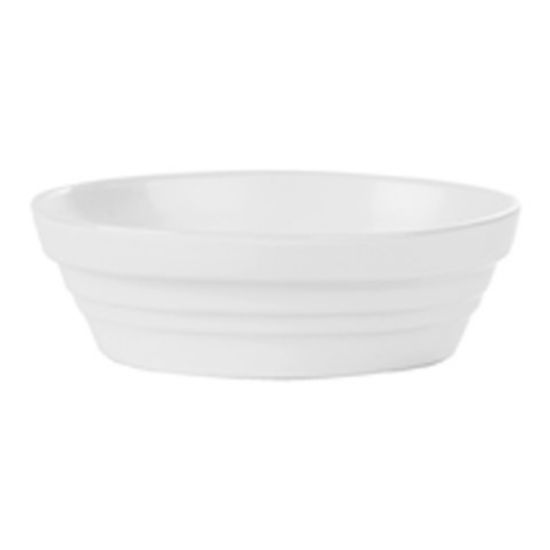 Picture of WHITE OVAL BAKING DISH 16cm (24)