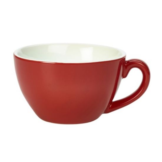 Picture of GENWARE PORCELAIN RED BOWL SHAPED CUP 34CL 12oz (6)