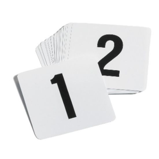 Picture of TABLE NUMBER CARD SETS 1-25 95x100mm