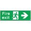 Picture of JANGRO FIRE EXIT MAN RUNNING ARROW RIGHT RIGID 150X450MM