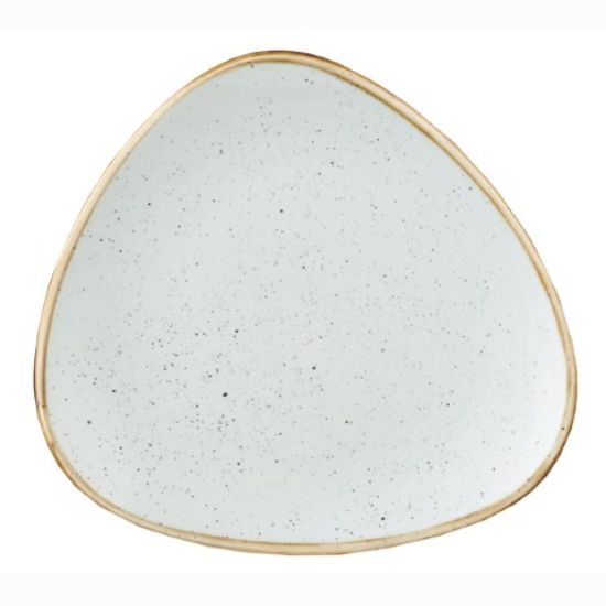 Picture of CHURCHILL STONECAST TRIANGLE PLATE 10.5" 26.5cm DUCK EGG (CASE OF 12)