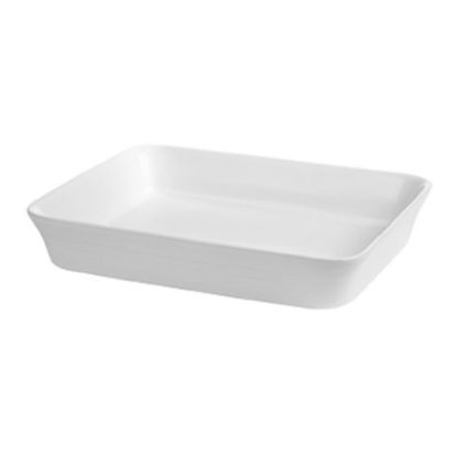 Picture of RECTANGULAR BAKING DISH 35.5X26X5.5CM WHITE (SINGLE)