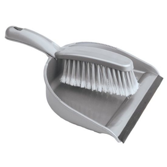 Picture of PROFESSIONAL SILVER DUSTPAN AND BRUSH SET