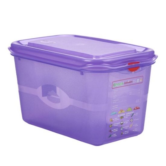 Picture of ALLERGEN GN FOOD STORAGE CONTAINER 1/4 150MM 4.3LTR PUR