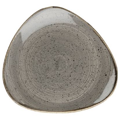 Picture of CASE OF 6 STONECAST LOTUS PLATE 12" PEPPERCORN GREY