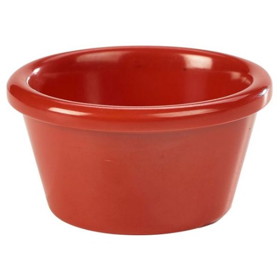 Picture of MELAMINE RAMEKIN SMOOTH 3oz RED