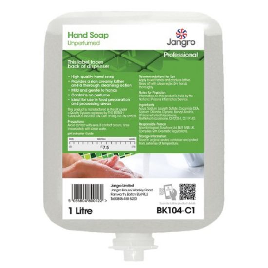 Picture of JANGRO HAND SOAP UNPERFUMED 1000ML (SINGLE)