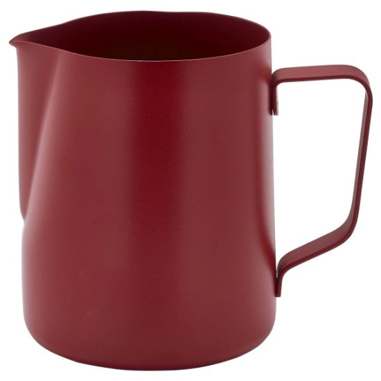 Picture of FROTHING JUG NON-STICK 12oz RED