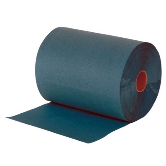 Picture of JANGRO AUTOCUT ROLL TOWEL 1PLY 112 X 200MM BLUE RECYCLED (6)