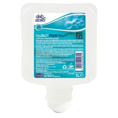 Picture of DEB OXYBAC PERFUME-FREE ANTIBAC FOAM HAND WASH 1LTR(6)