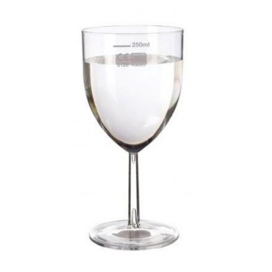 Picture of CLARITY POLYCARBONATE WINE GLASS L@250ML x 1