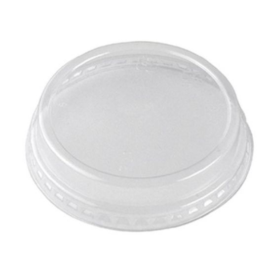 Picture of CASE OF (1000) VEGWARE PLA FLAT LID NO HOLE 76MM FITS SLIM CUP 76 SERIES *P