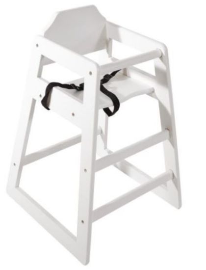 Picture of HIGH CHAIR WHITE ASSEMBLED