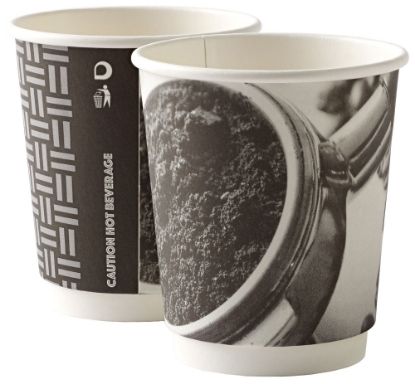 Picture of BARISTA 12oz DOUBLE WALLED PAPER CUP MIXED DESIGN (CASE OF 500)